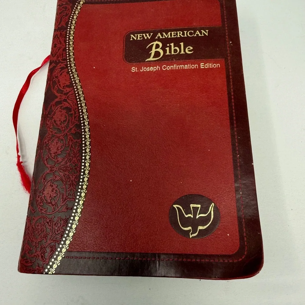 New American Bible St Joseph Confirmation Edition Red Leatherette 9781937913717
